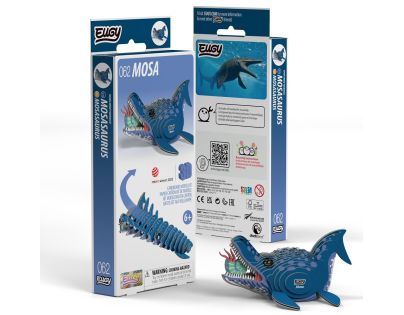 EUGY Mosasaurus 3D kartónová skladačka