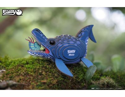 EUGY Mosasaurus 3D kartónová skladačka