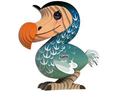 EUGY Vták Dodo 3D kartónová skladačka