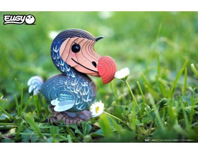 EUGY Vták Dodo 3D kartónová skladačka