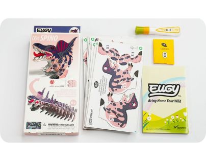 EUGY Spinosaurus 3D kartónová skladačka