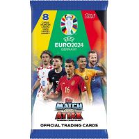 Topps Euro 2024 Match Attax Packet balíček kariet 8 ks