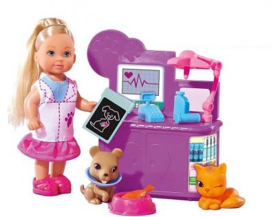Evi Love Bábika Evička veterinárka