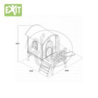 EXIT Dřevěný domeček Loco 300 2