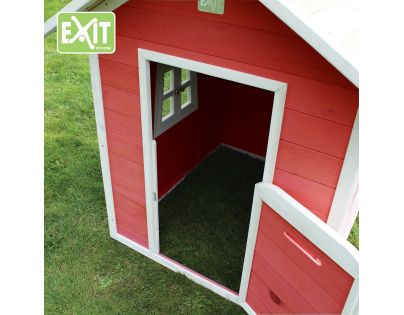 Exit Dřevěný domeček Beach 100 červený