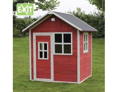 Exit Dřevěný domeček Loft 100 červený