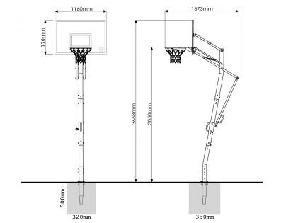 Exit Galaxy Basketbalový koš do země