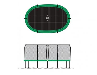 Exit Trampolína JumpArena All-in 1 ovál 427x305 cm