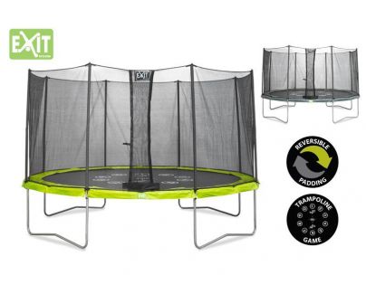 Exit Trampolína Twist se sítí 427 cm Green Grey