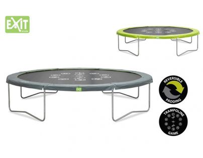 Exit Trampolína Twist se sítí 427 cm Green Grey
