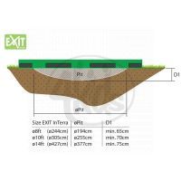 EXIT Trampolína InTerra 244 cm 3