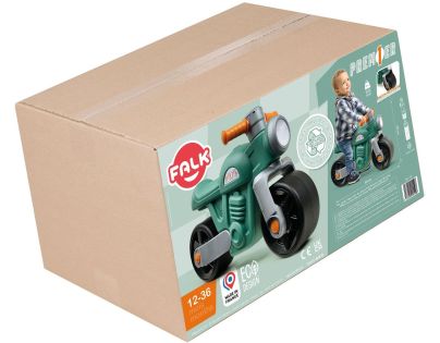 Falk Odrážadlo motorka Premier vintage zelené