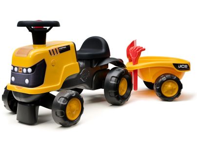 Falk Odstrkovadlo - traktor JCB s prívesom a príslušenstvom