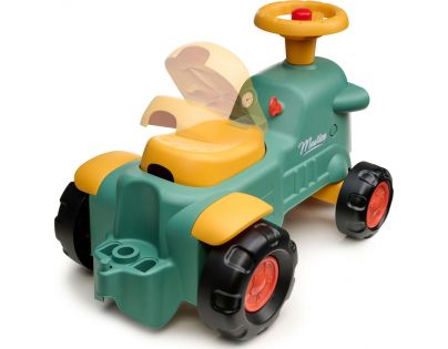 Falk Odstrkovadlo Traktor Maurice zelený s valníkem