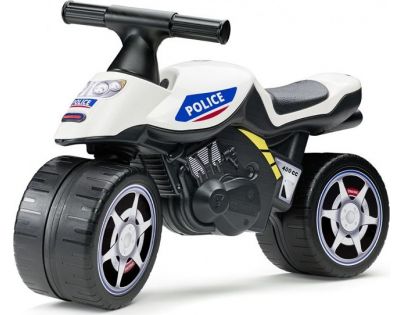 Falk Odstrkovadlo motorka policajné modro-biela