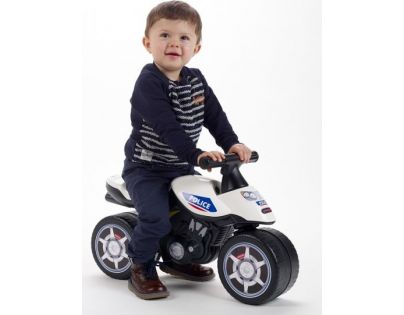 Falk Odstrkovadlo motorka policajné modro-biela