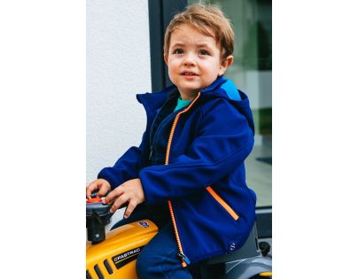 Falk Odstrkovadlo traktor JCB žlté s volantom a valníkom - Poškodený obal
