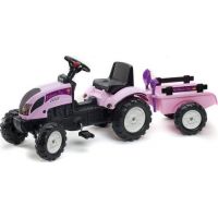 Falk Šlapací traktor Princess Ranch Trac s vozíkom Falk Šlapací traktor Princess Ranch Trac s vozíkom