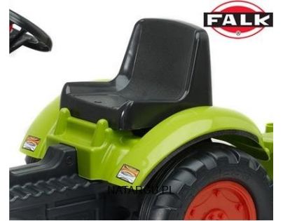 Falk Traktor Claas Arion 410 s prívesom zelený