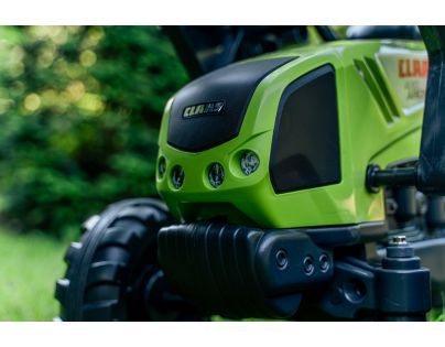 Falk Traktor šliapací Claas Arion 430 s valníkom a prednou lyžicou