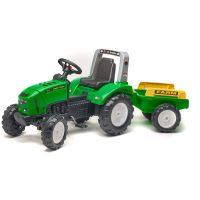 Falk Traktor šlapací Lander 240X s vozíkom zelený Falk Traktor šlapací Lander 240X s vozíkom zelený