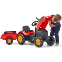Falk Traktor šliapací Xtractor červený - Poškodený obal 2