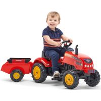 Falk Traktor šliapací Xtractor červený - Poškodený obal 3