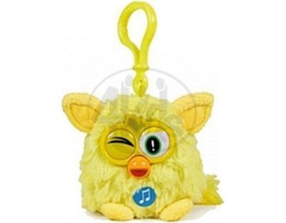 Famosa Furby přívěšek plyšový 9 cm se zvukem - Žlutý