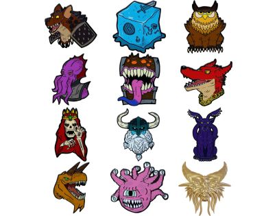 Fanatik Dungeons & Dragons Pin Mystery 50. výročie