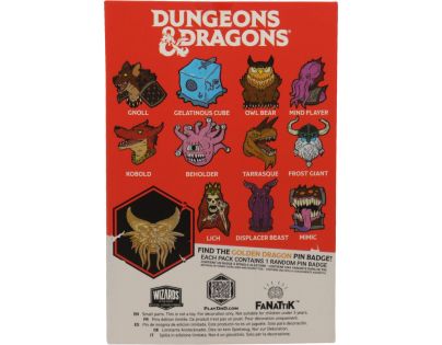 Fanatik Dungeons & Dragons Pin Mystery 50. výročie