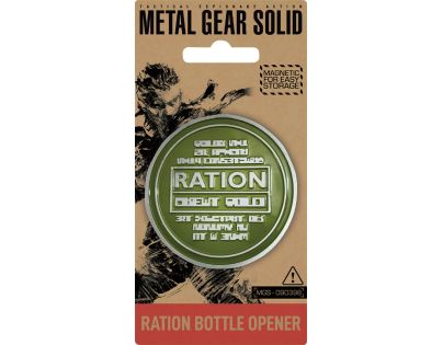 Fanatik Metal Gear Solid Ration otvárač