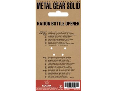 Fanatik Metal Gear Solid Ration otvárač