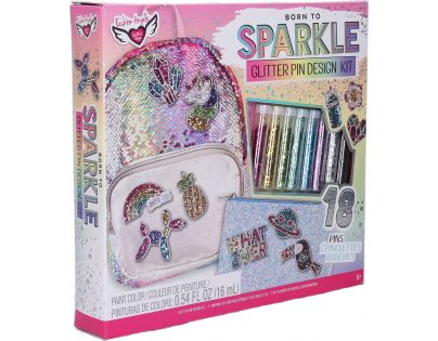 Fashion Angels Ozdoby na batôžtek Sada s trblietkami