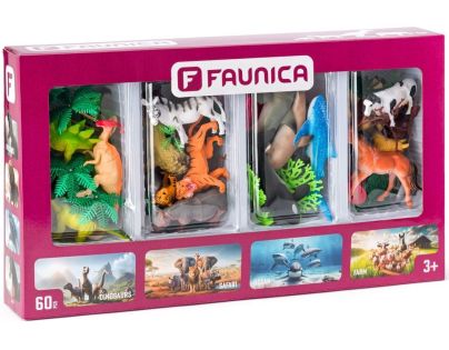 Faunica Planéta zvierat figúrky – sada 4 svetov