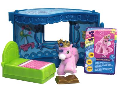 EPline Filly Unicorn pokoj snů modrý s postýlkou