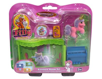 EPline Filly Unicorn pokoj snů modrý s postýlkou