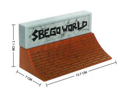 Fingerboard s rampou - skateboard