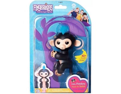 Fingerlings Opička Finn černá