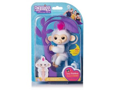 Fingerlings Opička Sophie bílá