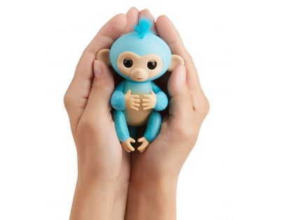 Fingerlings Opička třpytivá Amelia světle modrá