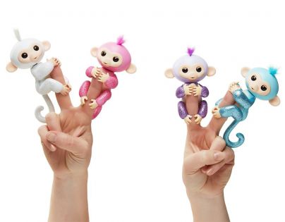 Fingerlings Opička trblietavá Sugar biela