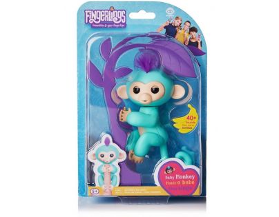 Fingerlings Opička Zoe tyrkysová