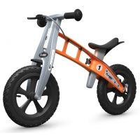 First Bike Odrážadlo Cross orange s brzdou
