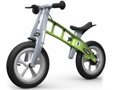First Bike Odrážadlo Racing green