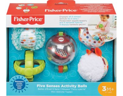 Mattel Fisher-Price loptičky pre všetky zmysly
