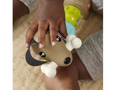 Fisher Price Hrkajúci a klapajúci jazvečík
