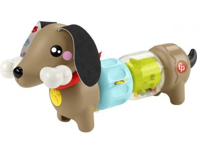 Fisher Price Hrkajúci a klapajúci jazvečík