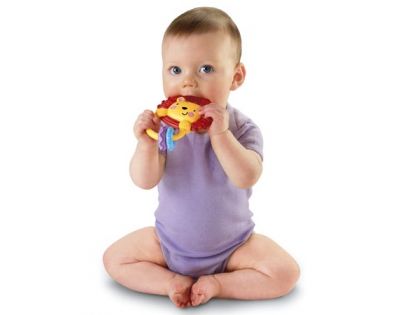 Fisher Price Chrastící kousátko Lvíček