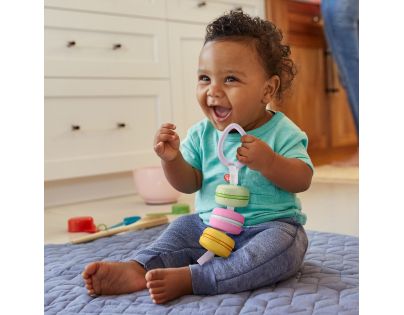 Fisher Price hrkálka makrónky