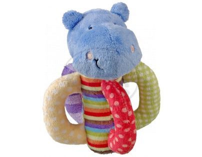 Fisher Price Chrastítko plyš hrošík s rolničkou